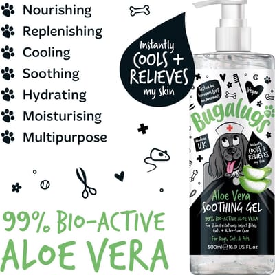 Bugalugs Aloe Vera Soothing Gel 500ml