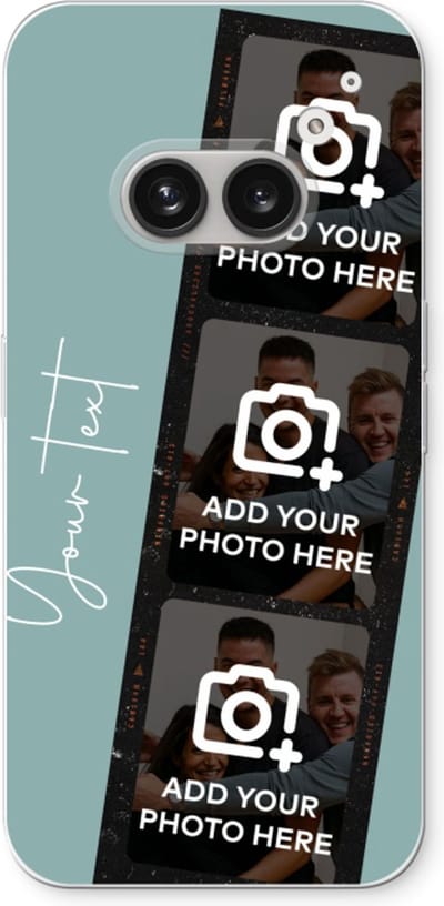 Gepersonaliseerd - Case Company® - Hoesje geschikt voor Nothing Phone (2a) hoesje - Filmrol N°1 - Soft Cover Telefoonhoesje - Bescherming aan alle Kanten en Schermrand
