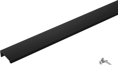 SOTECH meubelgreep Blanket Jane 330 mm zwart BA 3 x 96 mm kastgreep voor montage aan de binnenzijde van het front incl. bevestigingsschroeven