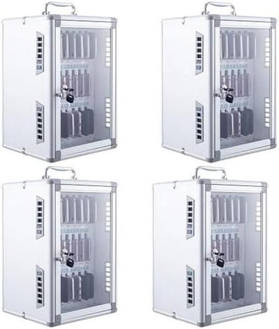 Opbergdoos - Kluisje - Veilige Opslag - Digitaal Slot - 12-60 Bits - Zilver