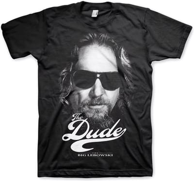The Big Lebowski Heren Tshirt -S- The Dude II Zwart