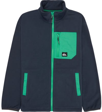 Quiksilver Ice Field Fleece Met Volledige Rits Blauw 8 Years Jongen
