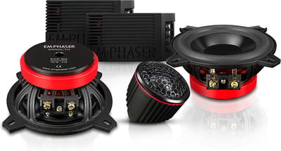 Emphaser ECP-M4 - Autospeakers - 10cm 2 weg composet - 100mm luidsprekers - 70 Watt RMS