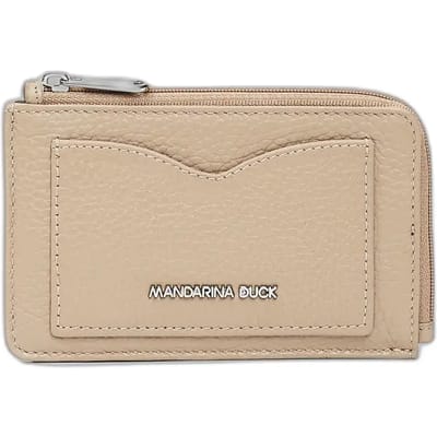 MANDARINA DUCK Leren kaarthouder Mellow Leather Credit Card Holder Warm Taupe