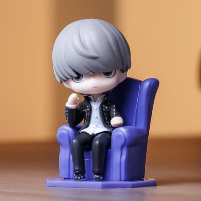 PERSONA Q Amamiya Ren Yuuki Makoto Yu Narukami Figurine Statue Périphériques Anime Ornements de Voiture Ornements de Maison Petit