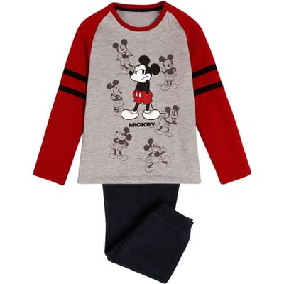 Pyjama met lange mouwen voor kinderen Disney Mickey Shadows