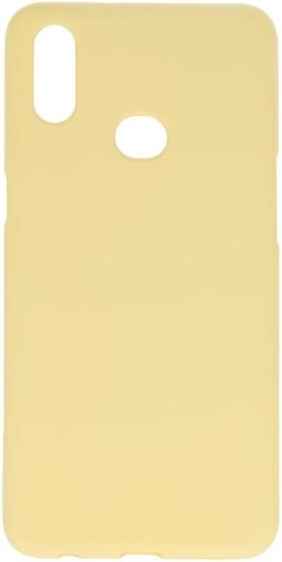 Hoesje Geschikt voor de Samsung Galaxy A10s - Backcover Color Telefoonhoesje - Geel