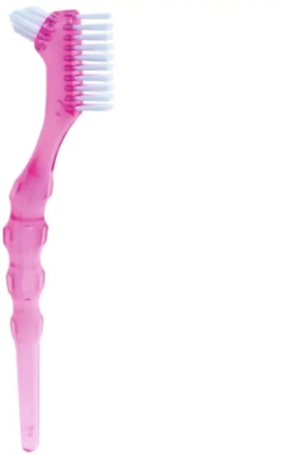 Miradent Protheseborstel Protho Brush De Luxe | Roze