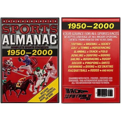 FaNaTtik Back to the Future Ingot Sport Almanac Limited Edition Coins