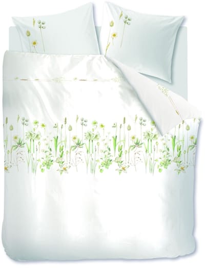 Marjolein Bastin amaryllis dekbedovertrek - Eenpersoons - 140 x 200/220 cm - Wit