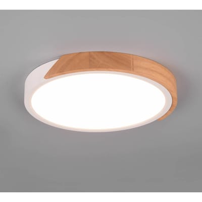 Reality Leuchten LED plafondlamp Jano, Ø 31,5 cm, 3.000K, wit