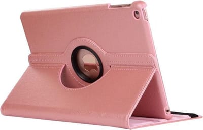 Tablethoes geschikt voor iPad 2017 Smart Cover Case - Texture Wit