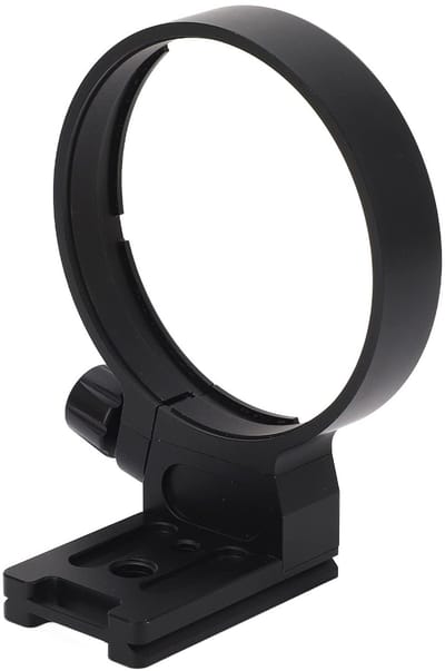 Dailygoods- Statiefbevestigingsring 180 Graden Snelsluitknop - Aluminiumlegering - Binnendiameter 80 mm - Geschikt voor 100-400 mm Lens - Schroefdraad G1/4/G3/8 - Gewicht 191 g - Statiefkraag