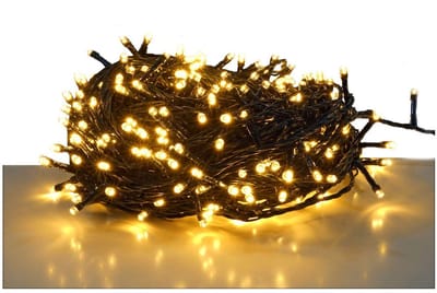 Dailygoody - Led-lichtsnoer - Warm wit - 80 leds voor sfeervolle kerstdecoratie - 6 meter - Binnen en buiten - Perfect voor feestelijke verlichting -