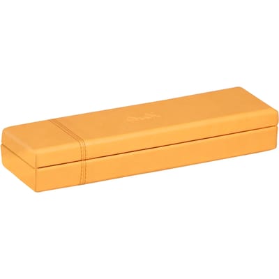 Rhodia 118870C schooletui Harde etui Kunstleer Zwart, Oranje