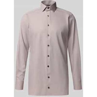 OLYMP Luxor 24/Seven Overhemd, Modern Fit, Global Kent, Nougat