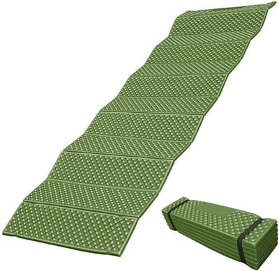 Famanu – Ultralichte schuimmat voor camping, opvouwbare strand- en picknickmat, 190 x 57 cm, ideaal voor outdoor gebruik