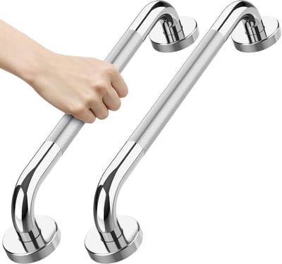 Badkamerhandgreep van 304 roestvrij staal - Antislip veiligheidshandgreep - 30 cm lange roestvrijstalen veiligheidshandgreep - Antislip veiligheidsbeugel voor badkamer en toilet - Geschikt voor keukens, slaapkamers, badkuipen en doucheruimtes