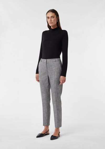 Pantalon voor dames COMMA Melierte