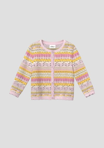 s.Oliver - others - Vest met ajourpatroon