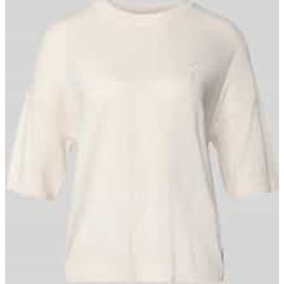 relaxed fit trui van linnenmix model 'SL LINEN'