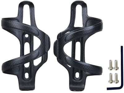 Dailygoods- Fleshouder Ultralicht - Fleshouder Mountainbike/Racefiets - Koolstofvezel - Sterk/Corrosiebestendig - Eenvoudig te installeren - Slechts 23 g - Bidonhouder