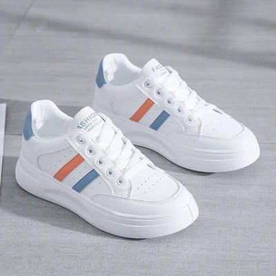 Witte Schoenen voor Dames Plateauschoenen Comfortabele Flats Dames Sneakers Eenvoudige Trend Hardloopschoenen Zapatos De Mujer 40 white