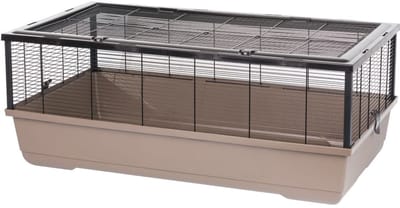 Inter-zoo Bernie Mokka Kooi Voor Knaagdieren 100x54x39 Cm Grijs