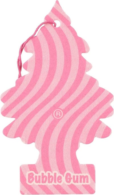 Arbre Magique Geurboom – Bubble Gum – Nostalgisch Autoparfum – Zoete & Fruitige Kauwgomgeur – 1 Stuk