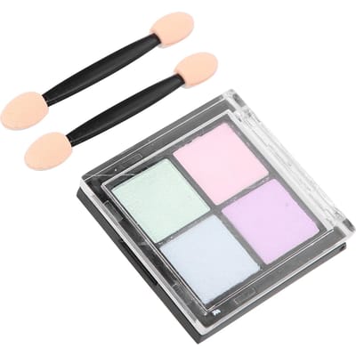 4 Kleuren Nail Art Poeder Glanzende Manicure Nail Art Decoratie Poeder Penseel Tool Set02 white