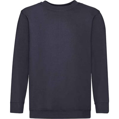 Fruit of the Loom Kids / Kinderen Klassieke Drop Schouder Sweatshirt (Deep Navy)