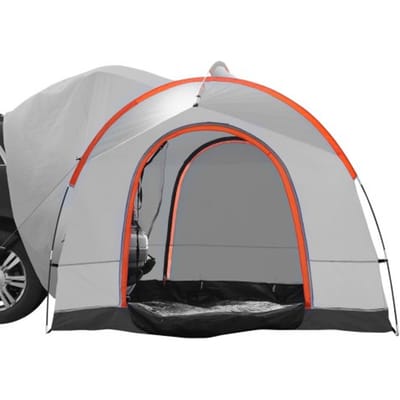 VEVOR daktent busluifel 240 x 240 x 230 cm, autotent achterklep inclusief dubbellaagse tent PU2000 mm daktent autodaktent waterdicht, geschikt voor kamperen, avontuur, uitstapjes, picknicks etc.