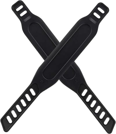 Hometrainer Pedaalriemen - Fietsbanden Vervanging - Verbeteren Training - Verstelbare Lengte - 31 cm - Zwart