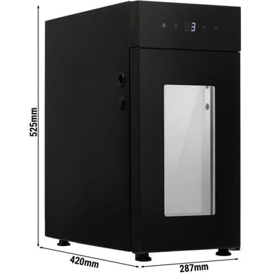 GGM Gastro Milchkühlschrank - 8,5 Liter - Digital - inkl. Milchzufuhröffnung