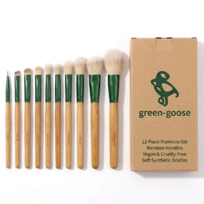 Cosmetica Kwasten / borstels - Make-Up Accessories - Bamboe Kwasten - Oogschaduwkwast - Blending make up kwast - Make-up Brush - Make-up kwast - Poederkwast - Foundation - Professionele Make up Kwasten set 5 delig