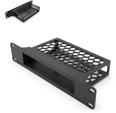 Muurbeugel / Rack mount – geschikt voor 8-poorts netwerk switch – inclusief montagemateriaal