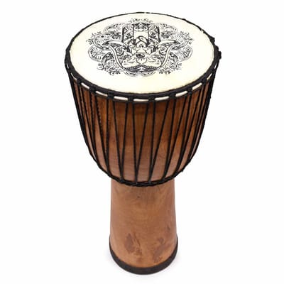 Handgemaakte Djembé-Trommel Met Brede Bovenkant - 50x22cm
