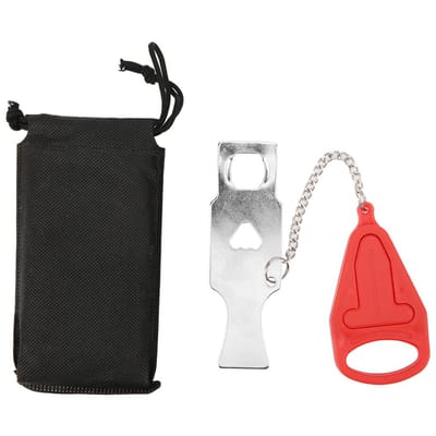 Serrure de sécurité de porte antivol portable Butoir de porte d'autodéfense pour usage domestique, en voyage, à l'hôtel