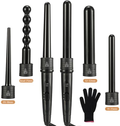 6-in-1, multifunctioneel, verwisselbaar keramisch gecoat pak met handschoenen (herbruikbare verpakking)