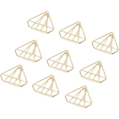 100 PIÈCES Jolis trombones en acier inoxydable clips décoratifs pour la maison l'école Utilisation Doré beige