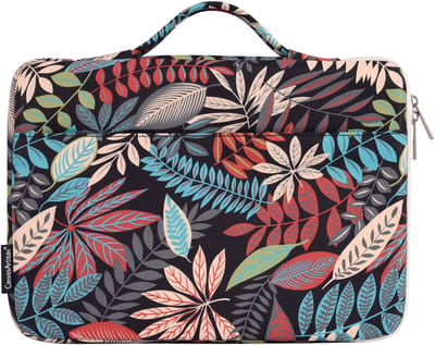 Laptophoes 13.3 Inch HV – Laptop Sleeve met Handvat – Forest Zwart