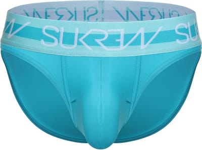 Sukrew Classic Slip Scuba Blauw - Maat S - Heren Ondergoed - Vergrotend effect