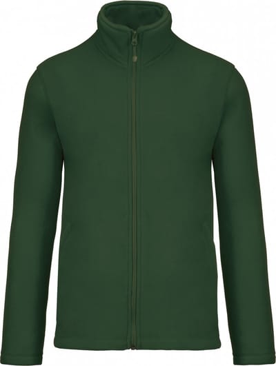 Premium Microfleecevest met rits Kariban Forest Green - Maat XXL