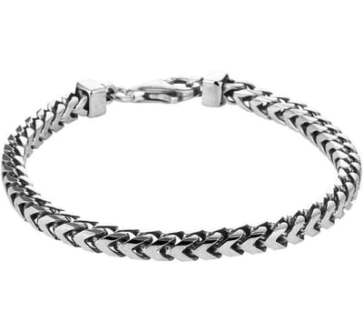 Zilver Geoxideerde Armband oxi gourmet 4 1101677 19 cm