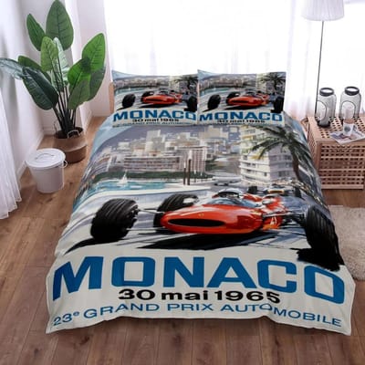 Housse de Couette Rallye Gt3 Ensemble King Queen Double Full Twin Simple Taille Ensemble de Linge de Lit Housse avec Taie d'Oreiller Personnalisé AU King(245x210cm)