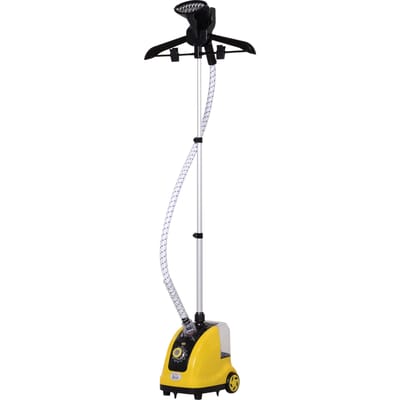 HOMCOM Iron Machine de Steam-bus 1,4 liter temperatuur instelbaar tot 11 niveaus Midden-type ijzermachine doet verticaal 1800 W