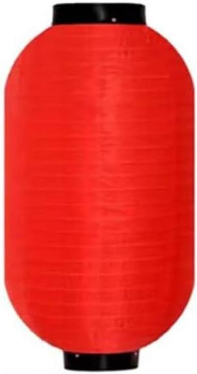 Japanse Lantaarns - Zijden Lantaarns Hanglamp - Tuin Decoratie - Traditioneel Cultureel Thema - 8 inch - Rood