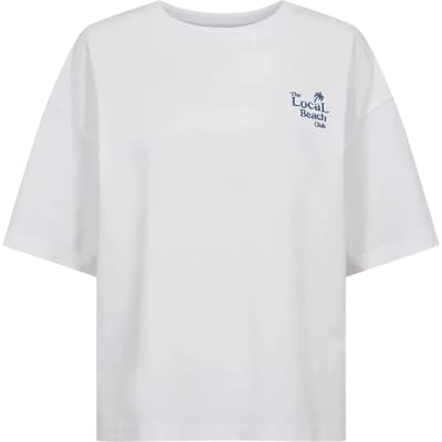 T-shirt met opdruk the local beach club dames Sofie Schnoor Vera