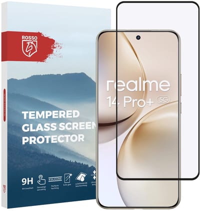 Rosso Screen Protector Geschikt voor Realme 14 Pro Plus | 9H Tempered Glass | Glasplaatje | Beschermlaag | Beschermglas | 9H Hardheid