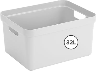 Sunware Sigma Home opbergbox 32L - 44.5x34.5x24.3 cm - Wit